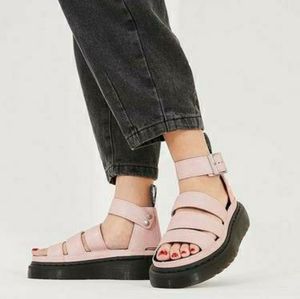 Dr. Martens CLARISSA II LEATHER PLATFORM SANDALS